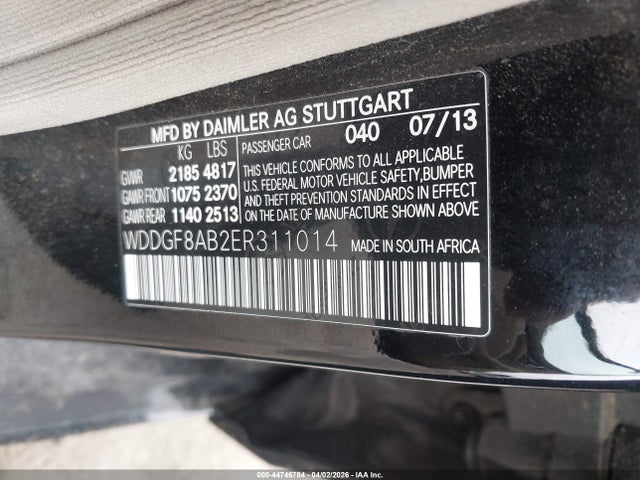 Aukcja sprzedaży 2014 Mercedes-benz C 300 Luxury 4matic, vin: WDDGF8AB2ER311014, numer aukcji: 44746784