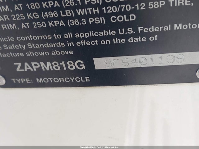 Vespa Sprint 150 3v 2015 ZAPM818G9F5401199 Image 10