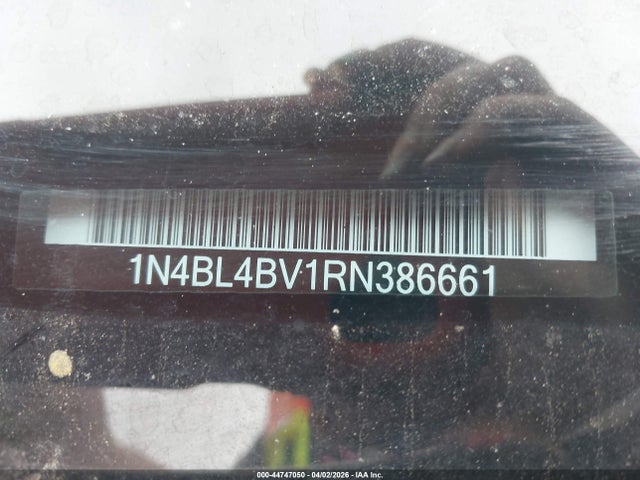 44747050 :رقم المزاد ، 1N4BL4BV1RN386661 vin ، 2024 Nissan Altima S Fwd مزاد بيع