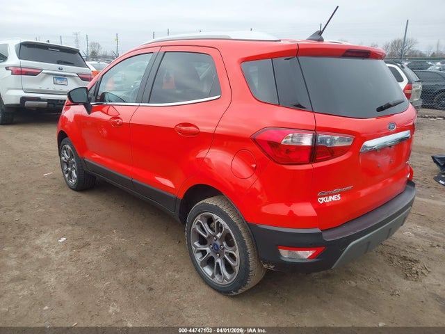 2021 Ford Ecosport Titanium მანქანა იყიდება აუქციონზე, vin: MAJ6S3KL0MC402799, აუქციონის ნომერი: 44747103