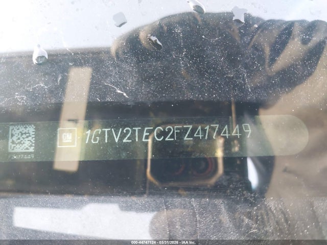 Aukcja sprzedaży 2015 Gmc Sierra 1500, vin: 1GTV2TEC2FZ417449, numer aukcji: 44747124