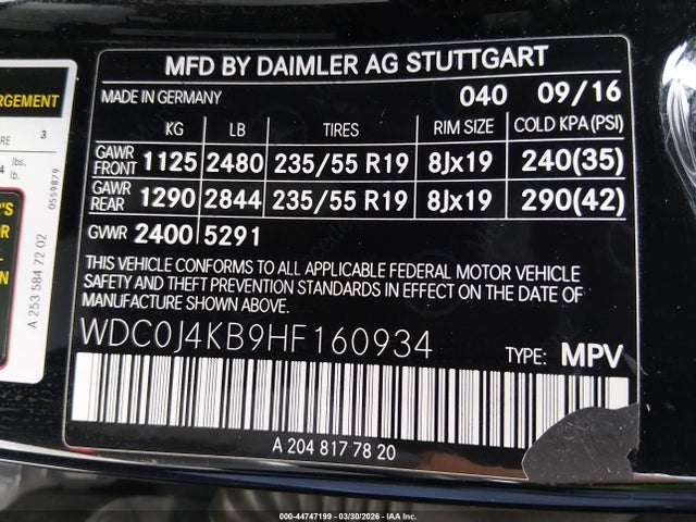 2017 MERCEDES-BENZ GLC 300 COUPE WDC0J4KB9HF160934 Photo 8