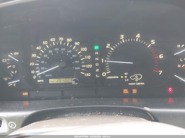 2001 Lexus Lx 470 მანქანა იყიდება აუქციონზე, vin: JTJHT00W713510681, აუქციონის ნომერი: 44747284