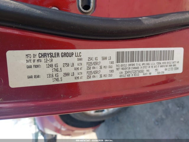 2011 DODGE JOURNEY 3D4PH1FG2BT502681 Photo 8