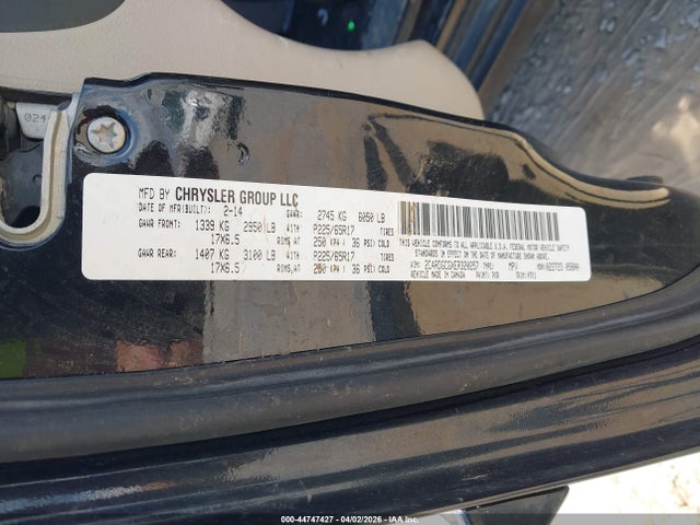 Dodge Grand Caravan Sxt 2014 2C4RDGCGXER320257 Image 9