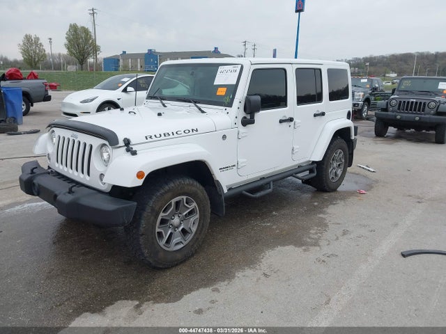 44747438 :رقم المزاد ، 1C4BJWFG1HL674374 vin ، 2017 Jeep Wrangler Unlimited Rubicon 4x4 مزاد بيع