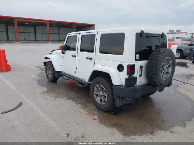 44747438 :رقم المزاد ، 1C4BJWFG1HL674374 vin ، 2017 Jeep Wrangler Unlimited Rubicon 4x4 مزاد بيع