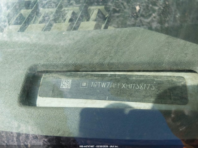1GTW7AFFXH1138173 GMC Savana 2500 Work Van