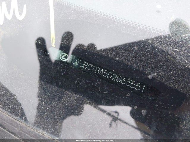 44747504 :رقم المزاد ، JTJBC1BA5D2063551 vin ، 2013 Lexus Rx 450h مزاد بيع