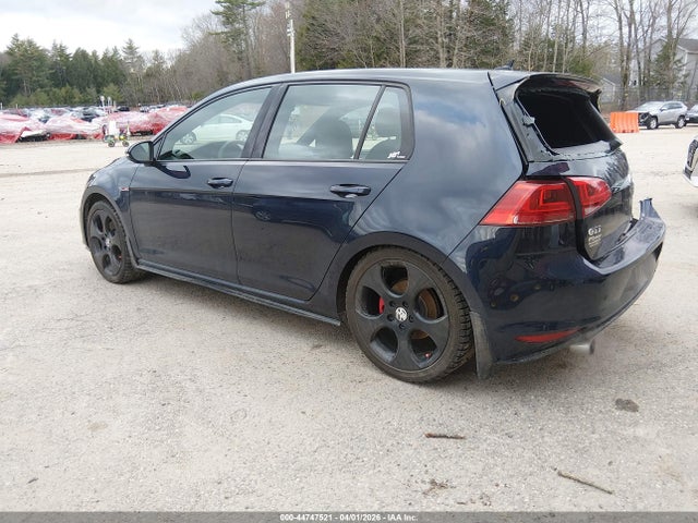 44747521 :رقم المزاد ، 3VW4T7AU5HM060185 vin ، 2017 Volkswagen Golf Gti Autobahn 4-door/s 4-door/se 4-door/sport 4-door مزاد بيع