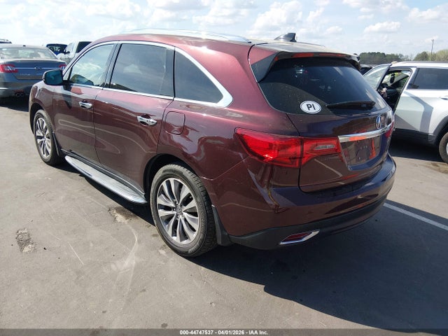 Aukcja sprzedaży 2014 Acura Mdx Technology Package, vin: 5FRYD4H42EB015211, numer aukcji: 44747537