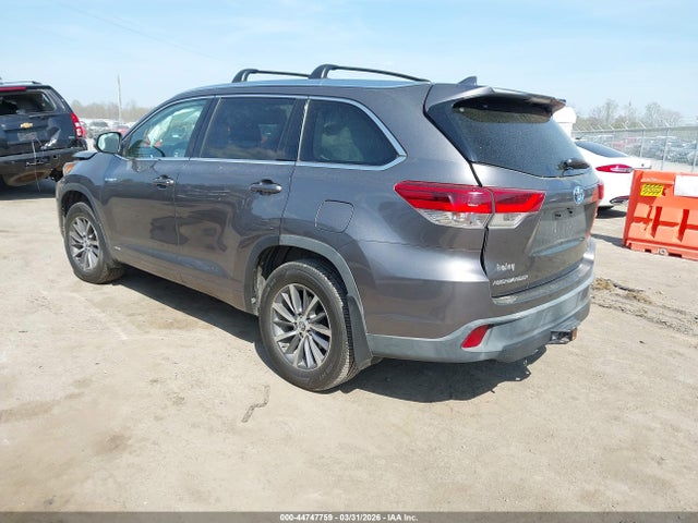 5TDJGRFH3JS039956 Toyota Highlander Hybrid Xle