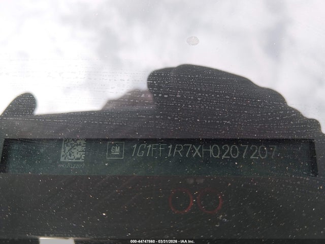 Продаж на аукціоні авто 2017 Chevrolet Camaro 1ss, vin: 1G1FF1R7XH0207207, номер лоту: 44747860