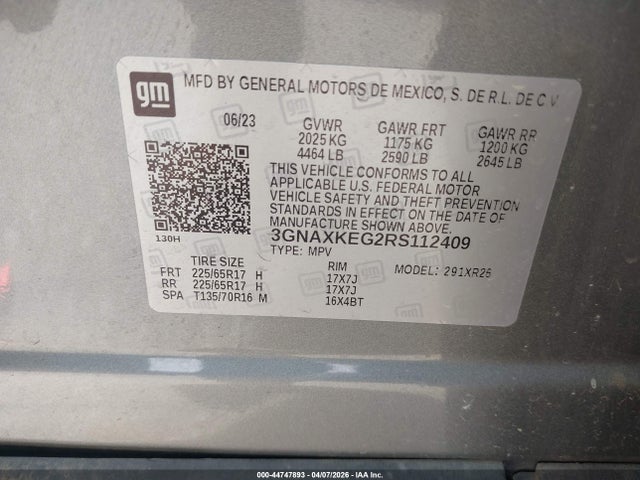2024 CHEVROLET EQUINOX 3GNAXKEG2RS112409 Photo 8