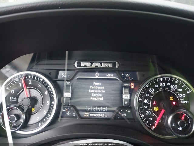 44747920 :رقم المزاد ، 1C6SRFFTXKN842618 vin ، 2019 Ram 1500 Big Horn/lone Star  4x4 5'7 Box مزاد بيع