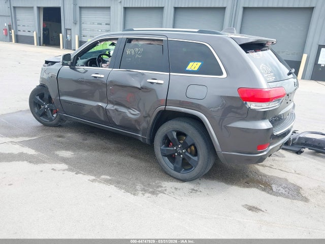 2015 Jeep Grand Cherokee Overland მანქანა იყიდება აუქციონზე, vin: 1C4RJFCT9FC831291, აუქციონის ნომერი: 44747929
