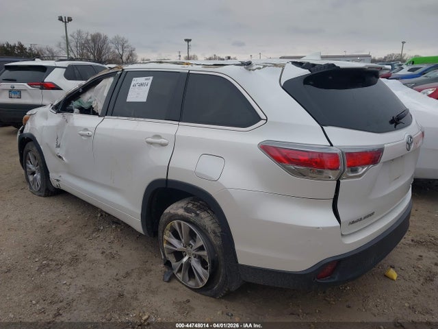 Продаж на аукціоні авто 2015 Toyota Highlander Xle V6, vin: 5TDJKRFH3FS109378, номер лоту: 44748014