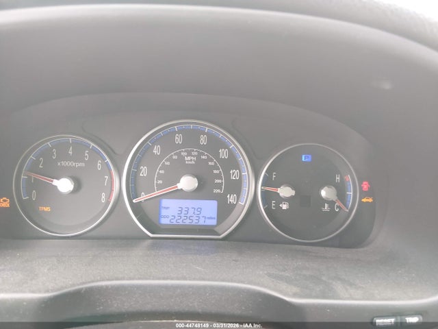 44748149 :رقم المزاد ، 5NMSG73D59H331360 vin ، 2009 Hyundai Santa Fe Gls مزاد بيع