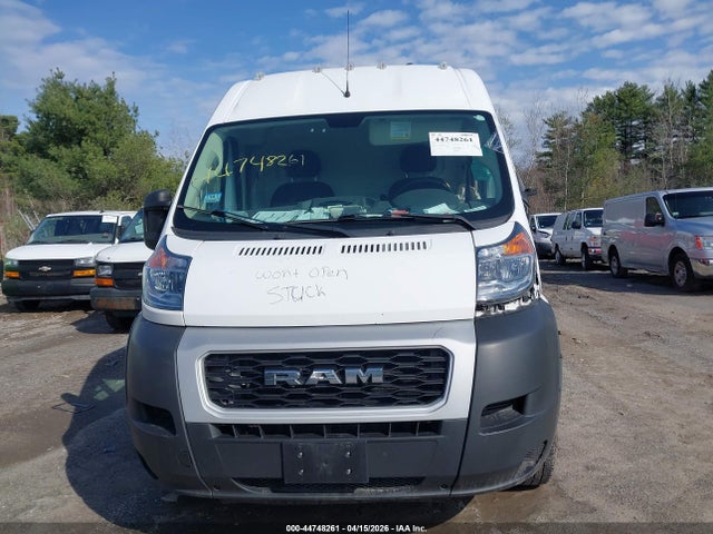 Aukcja sprzedaży 2021 Ram Promaster 2500 High Roof 136 Wb, vin: 3C6LRVCG5ME574025, numer aukcji: 44748261
