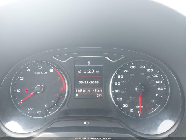2016 Audi A3 2.0t Premium მანქანა იყიდება აუქციონზე, vin: WAUB8GFF0G1062781, აუქციონის ნომერი: 44748372