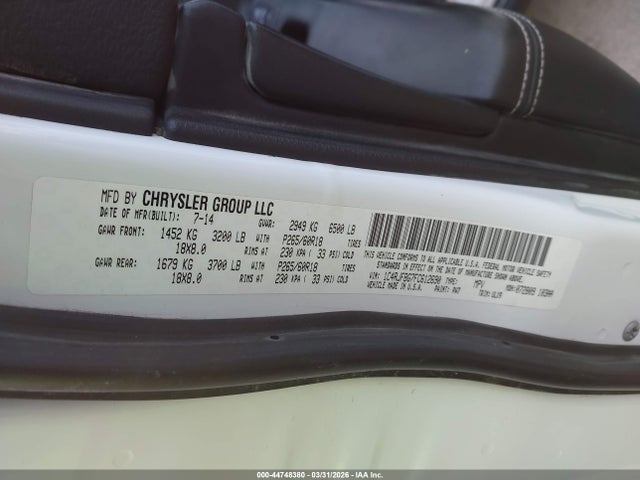 2015 JEEP GRAND CHEROKEE 1C4RJFBG7FC612690 Photo 8