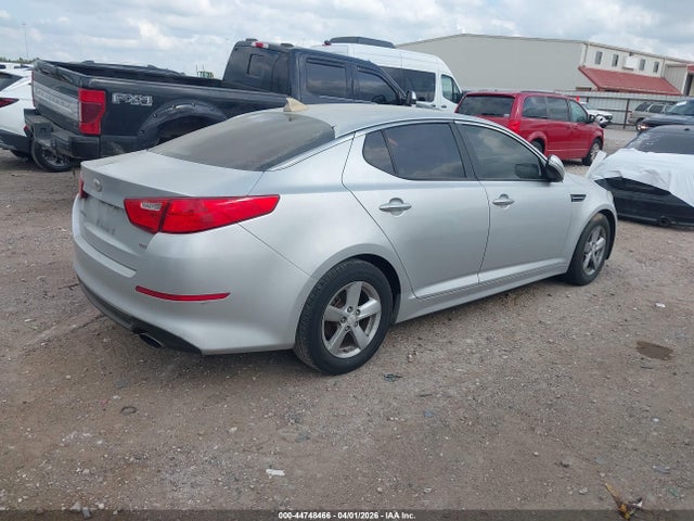 2014 Kia Optima Lx მანქანა იყიდება აუქციონზე, vin: 5XXGM4A75EG262818, აუქციონის ნომერი: 44748466