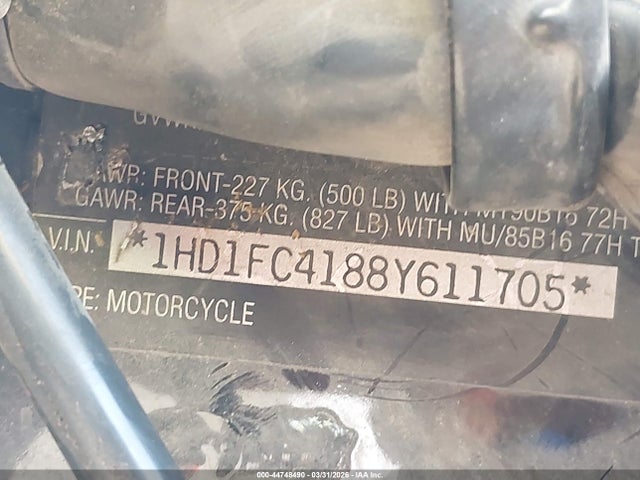 2008 HARLEY-DAVIDSON FLHTCUI 1HD1FC4188Y611705 Photo 9