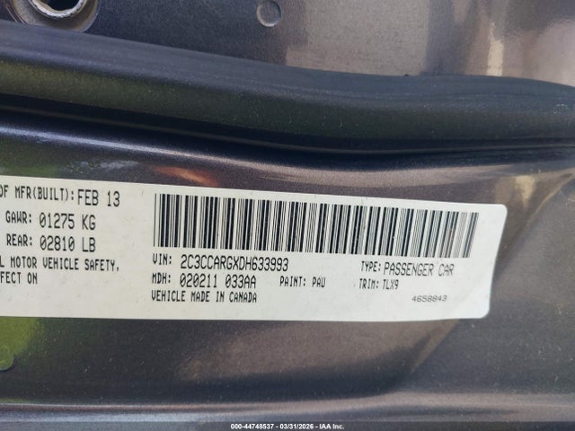 Продаж на аукціоні авто 2013 Chrysler 300 Motown, vin: 2C3CCARGXDH633993, номер лоту: 44748537