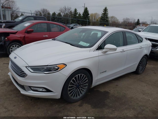 44748650 :رقم المزاد ، 3FA6P0RU5HR129218 vin ، 2017 Ford Fusion Hybrid Titanium مزاد بيع