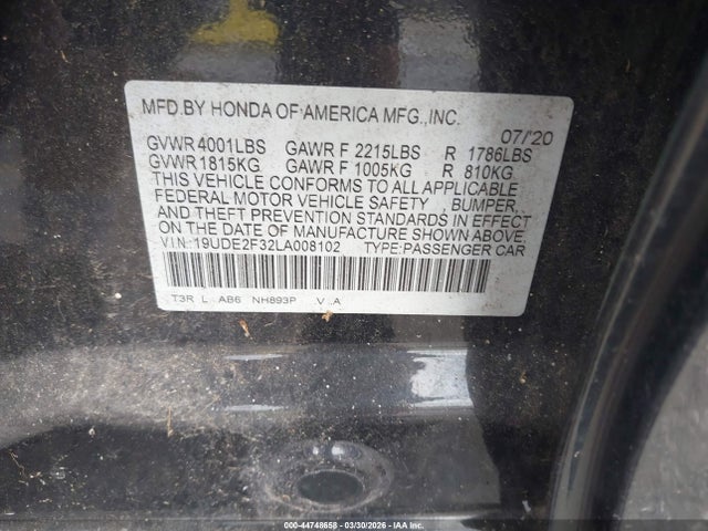 2020 ACURA ILX 19UDE2F32LA008102 Photo 8