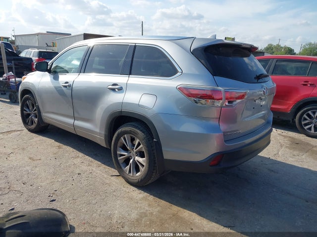 2014 Toyota Highlander Xle V6 მანქანა იყიდება აუქციონზე, vin: 5TDJKRFH5ES062451, აუქციონის ნომერი: 44748680