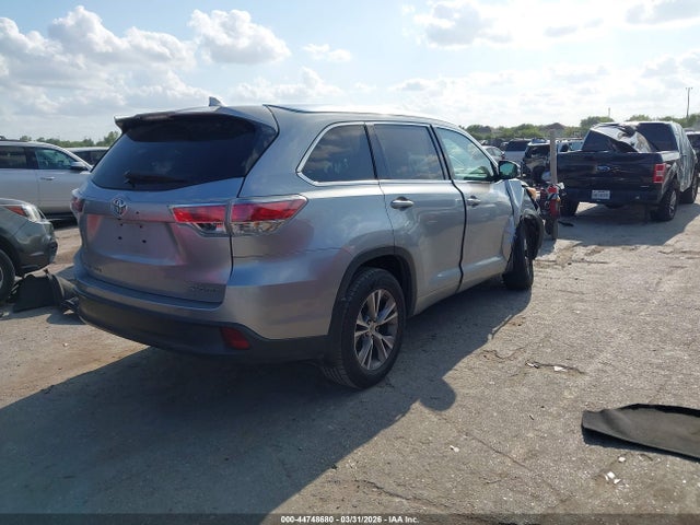 2014 Toyota Highlander Xle V6 მანქანა იყიდება აუქციონზე, vin: 5TDJKRFH5ES062451, აუქციონის ნომერი: 44748680