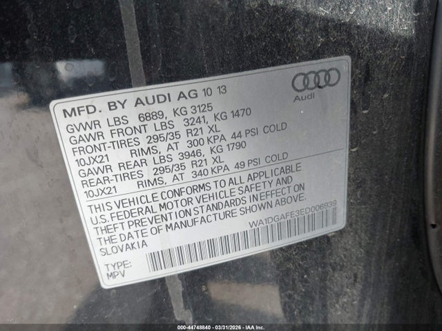 2014 AUDI Q7 WA1DGAFE3ED006939 Photo 8