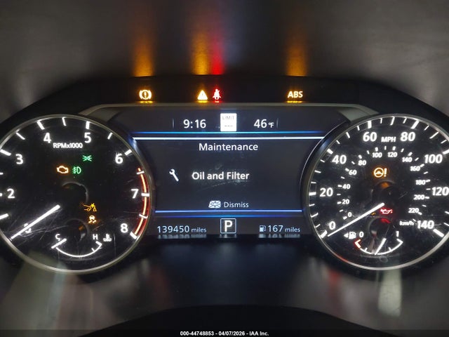 Aukcja sprzedaży 2020 Nissan Altima Sl Fwd, vin: 1N4BL4EV7LC213063, numer aukcji: 44748853