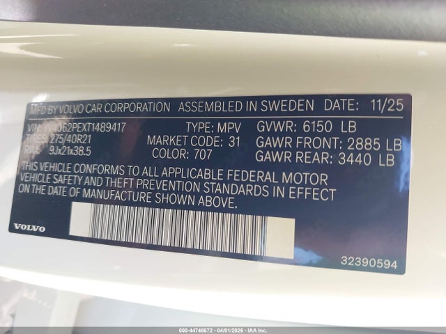 Volvo XC90 PLUS 2026 YV4062PEXT1489417 Image 9
