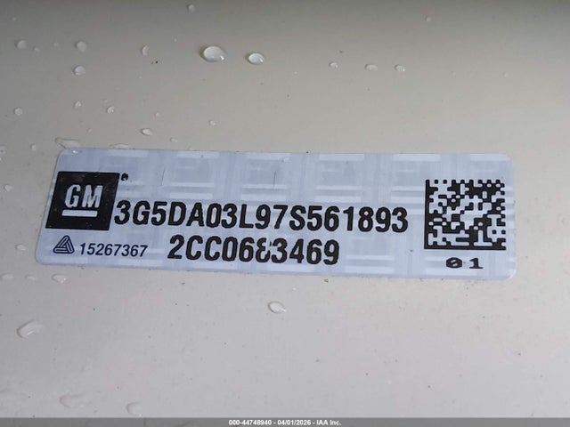 Aukcja sprzedaży 2007 Buick Rendezvous Cxl, vin: 3G5DA03L97S561893, numer aukcji: 44748940