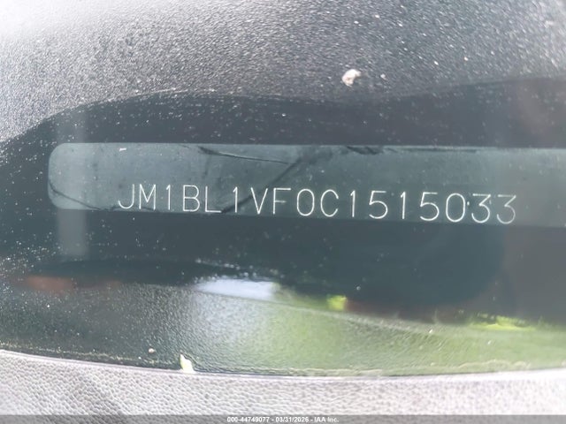 Aukcja sprzedaży 2012 Mazda Mazda3 I Touring, vin: JM1BL1VF0C1515033, numer aukcji: 44749077