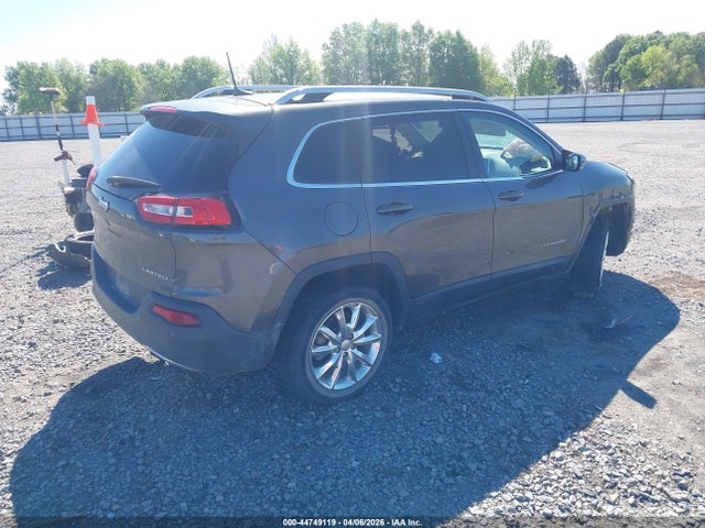 44749119 :رقم المزاد ، 1C4PJLDB3JD568150 vin ، 2018 Jeep Cherokee Limited Fwd مزاد بيع