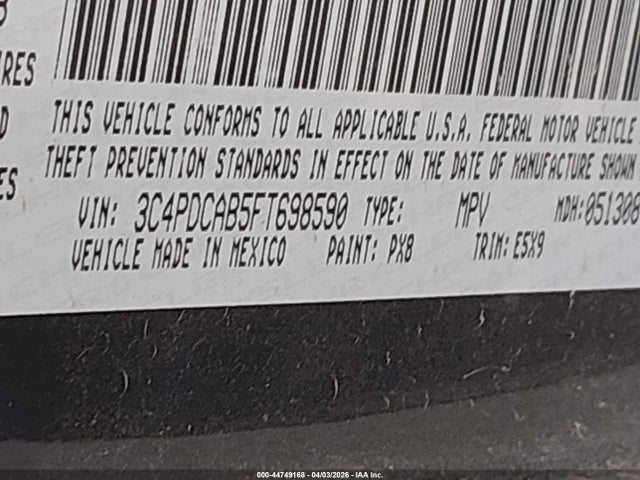 Dodge Journey American Value Pkg 2015 3C4PDCAB5FT698590 Image 9
