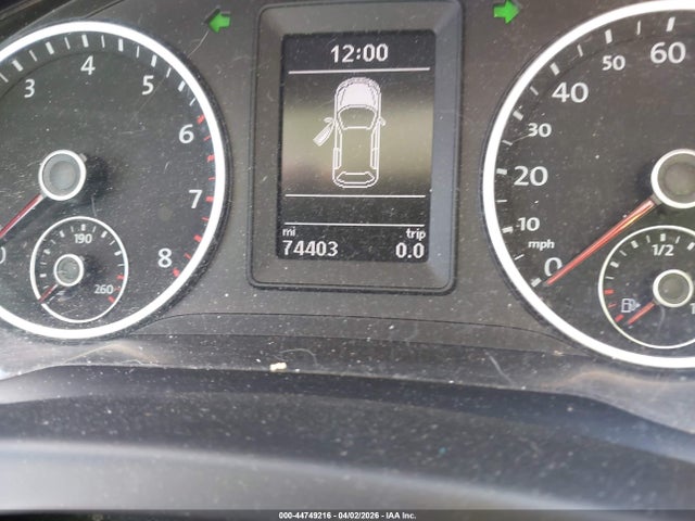 44749216 :رقم المزاد ، WVGAV3AX2DW595810 vin ، 2013 Volkswagen Tiguan Sel مزاد بيع