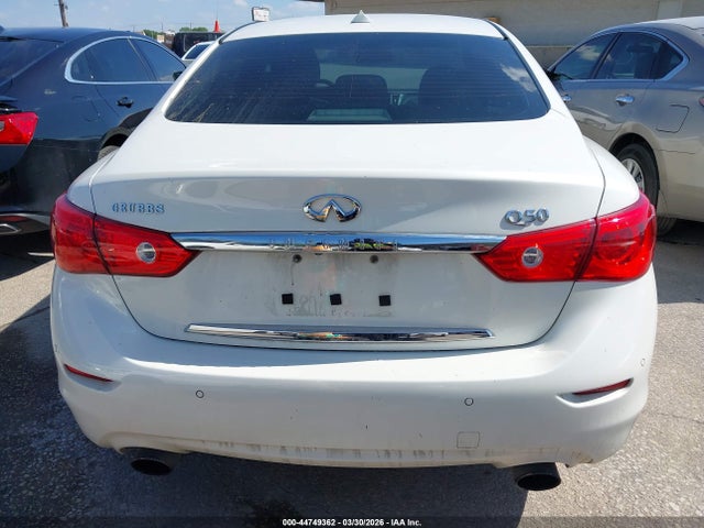 44749362 :رقم المزاد ، JN1EV7AP7GM304184 vin ، 2016 Infiniti Q50 3.0t Premium مزاد بيع