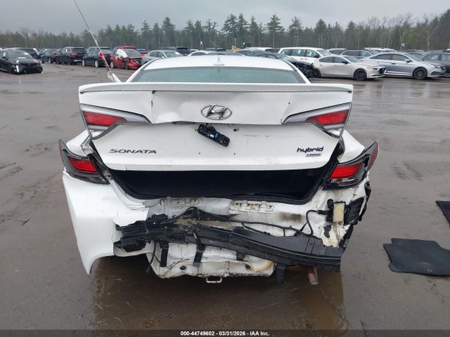 2017 Hyundai Sonata Hybrid Limited მანქანა იყიდება აუქციონზე, vin: KMHE34L16HA057409, აუქციონის ნომერი: 44749602