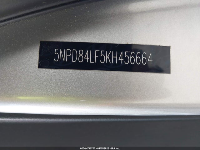 Aukcja sprzedaży 2019 Hyundai Elantra Sel, vin: 5NPD84LF5KH456664, numer aukcji: 44749705