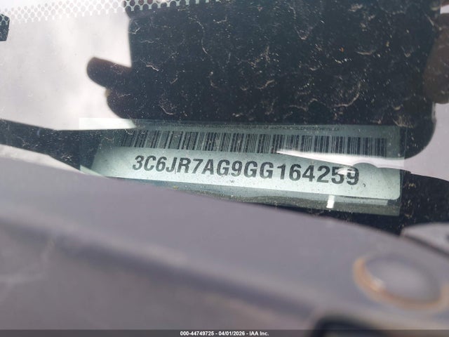 44749725 :رقم المزاد ، 3C6JR7AG9GG164259 vin ، 2016 Ram 1500 Express مزاد بيع