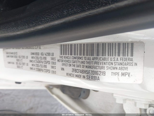 2014 FIAT 500L ZFBCFABH5EZ016219 Photo 8