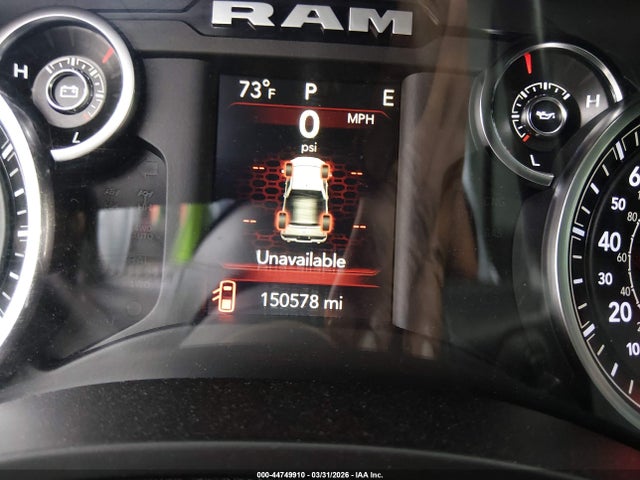 44749910 :رقم المزاد ، 1C6RREFT8KN706349 vin ، 2019 Ram 1500 Big Horn/lone Star  4x2 5'7 Box مزاد بيع