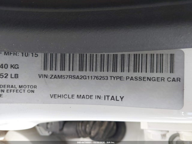 Maserati GHIBLI S 2016 ZAM57RSA2G1176253 Image 9