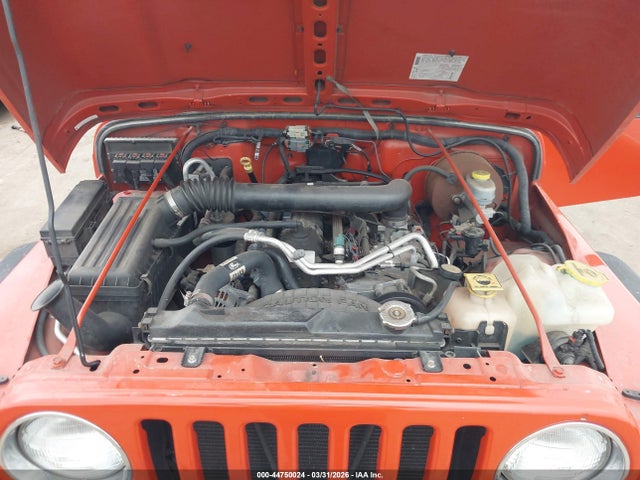 44750024 :رقم المزاد ، 1J4FA29S46P754830 vin ، 2006 Jeep Wrangler Se مزاد بيع