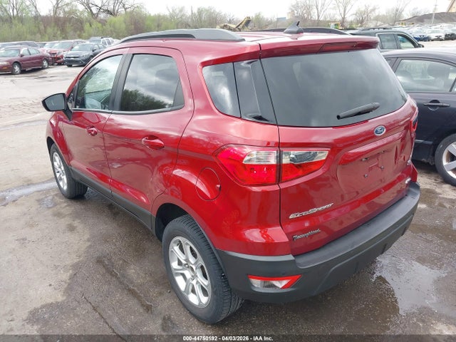 Продаж на аукціоні авто 2020 Ford Ecosport Se, vin: MAJ6S3GL2LC392607, номер лоту: 44750192