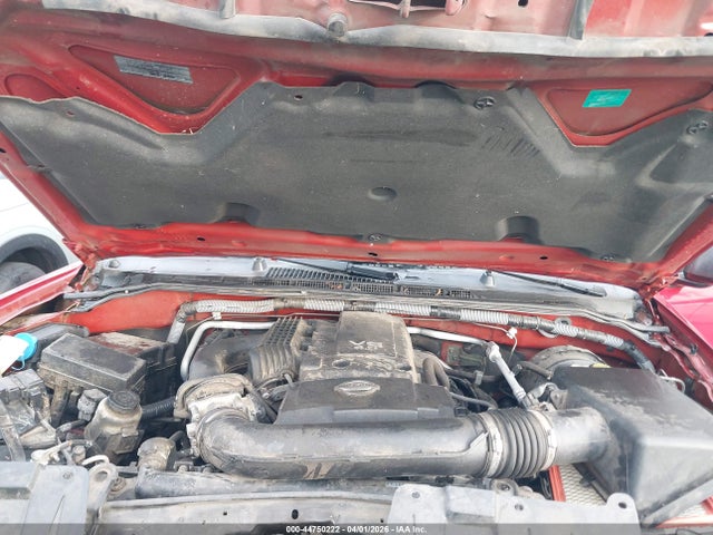 2012 Nissan Frontier S მანქანა იყიდება აუქციონზე, vin: 1N6AD0ER4CC456955, აუქციონის ნომერი: 44750222